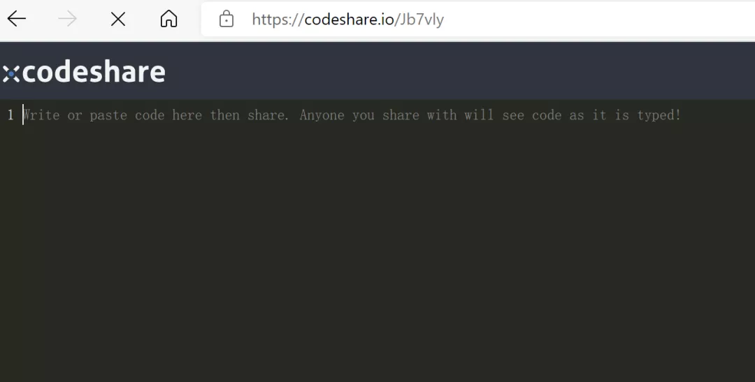 Codeshare界面